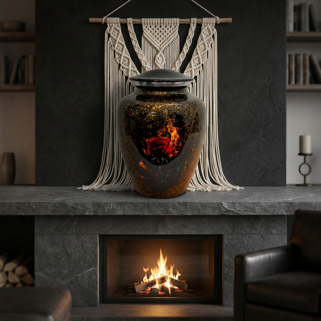 Eternal Flame Cremation Urn